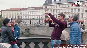 GERMAN HORNY GIRLS PICK UP GUY IN PUBLIC AND Thing embrace HIM HOME