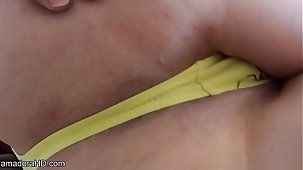 Closeup butt hole added to pussy clip